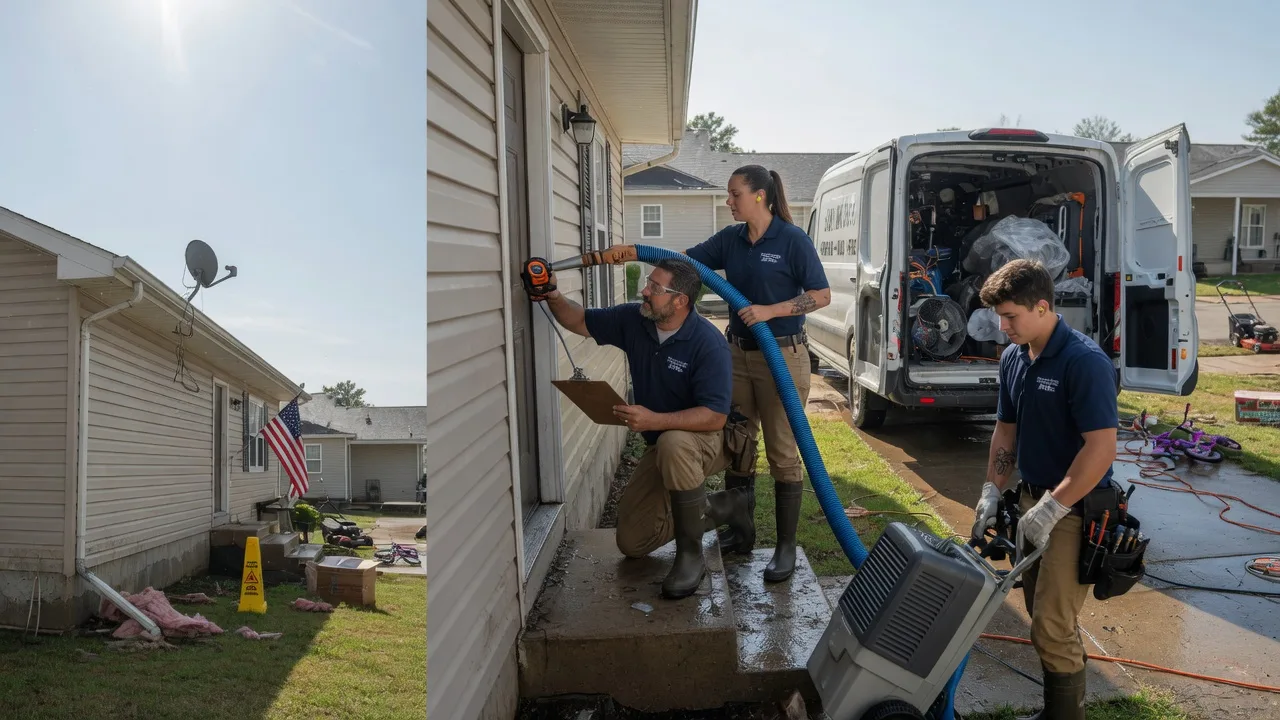 Ceiling Water Damage Restoration in Villa Grove, IL near me